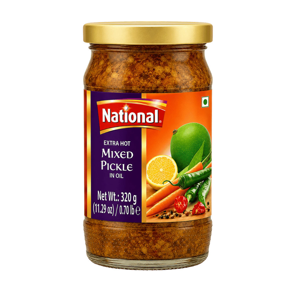 National Extra Hot Mixed Pickle 320 g buy online USA - 1